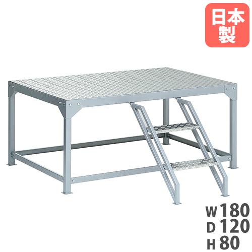 法人限定  指揮台 トーエイライト 幅180×奥行120×高さ80cm 朝礼台 号令台 台 ステップ...