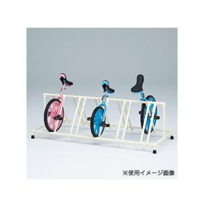 法人限定 一輪車ラック 両面10台タイプ 一輪...の詳細画像1