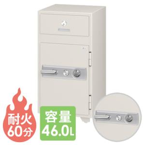 送料無料  投入式耐火金庫 PS-50 エーコー ダイヤル コンビニ