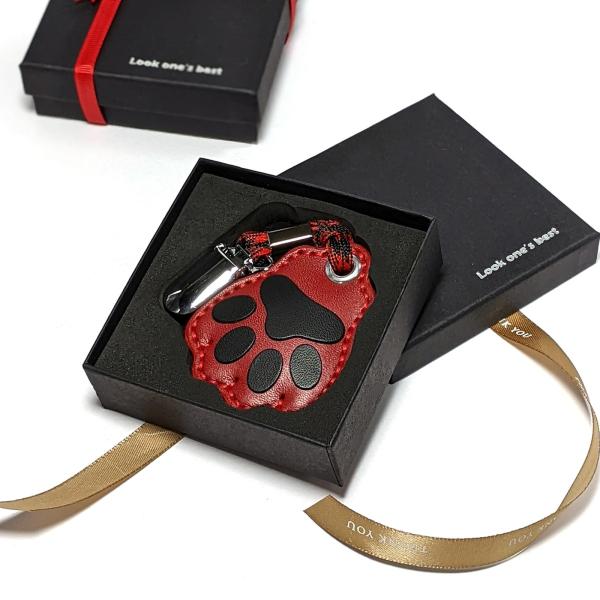 パターキャッチャー  レザー 本革 手縫い オリジナル 日本製 シリコン樹脂使用のクリップ付  ギフ...