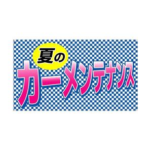 スクリーンフレーム【ヨコ型】用面板（片面） 『夏のカーメンテナンス』 サイズ：W980mm×H560mm｜looky