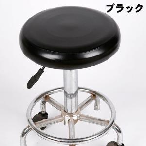 丸椅子 カバー 防水 PUレザー 伸縮 スツー...の詳細画像3