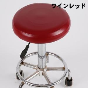 丸椅子 カバー 防水 PUレザー 伸縮 スツー...の詳細画像4