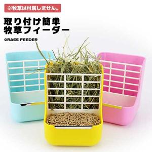 小動物用食器 牧草フィーダー 牧草 牧草入れ うさぎ モルモット
