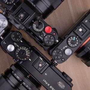 レリーズボタン 3個セット 凹型 シャッターボ...の詳細画像1