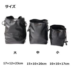 カメラ インナーバッグ 巾着 クッション 3サ...の詳細画像2