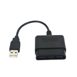 USB 変換 アダプター PS2 PS3 PC コントローラー 接続 ゲーム コンバーター 互換 パソコン コンパクト 軽量