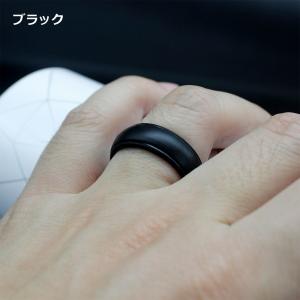 シリコン 指輪 リング スポーツ アクセサリー...の詳細画像2