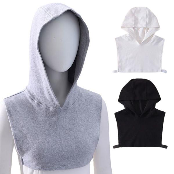 レディース レイヤード 重ね着 付けフード インナー フード パーカー フードだけ 付け襟