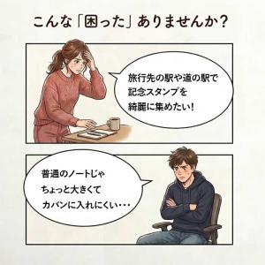 スタンプ帳 旅行 御朱印帳 スタンプ ノート ...の詳細画像1