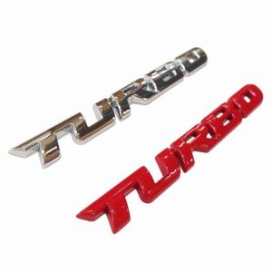 ポイント消化 TURBO ステッカー ターボ車 ターボ 立体 シール カーステッカー｜lool-shop