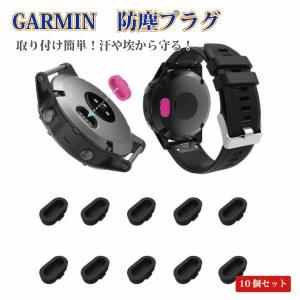 Garmin 防塵 プラグ 黒 10個 セット シリコン ダスト 埃 送料無料