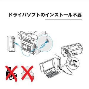 送料無料 プリンターケーブル ショート USB...の詳細画像3