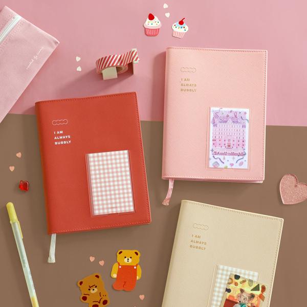 ICONIC 日記帳 Bubbly Diary 日付表示なし 韓国文具 スケジュール帳