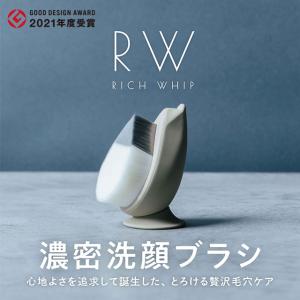 リッチホイップブラシ　SHINKA RICH WHIP BRUSH SHINKA 送料無料 濃密洗顔ブラシ 毛穴ブラシ 毛穴ケア 角栓 角質 超極細毛 もちもち泡 マッサージ ツボ押し