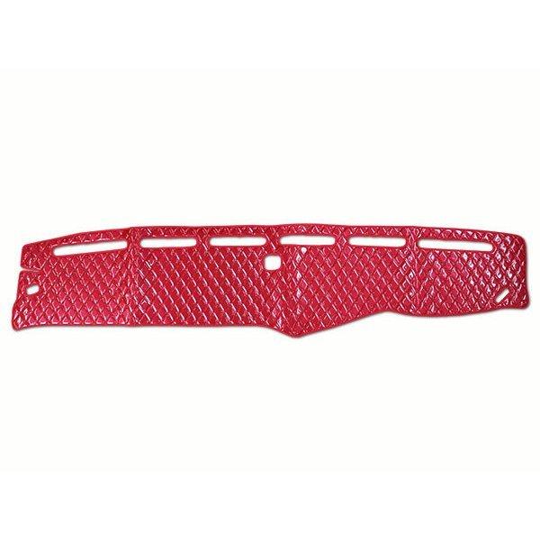 07y- スーパーグレート エナメルダッシュマット ダイヤカットレッド H19.7〜 ダッシュボード...