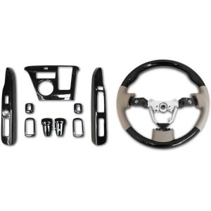 アトレーワゴン S321G S331G 中期型 ガングリップステアリング インテリアパネル 9P ピ...