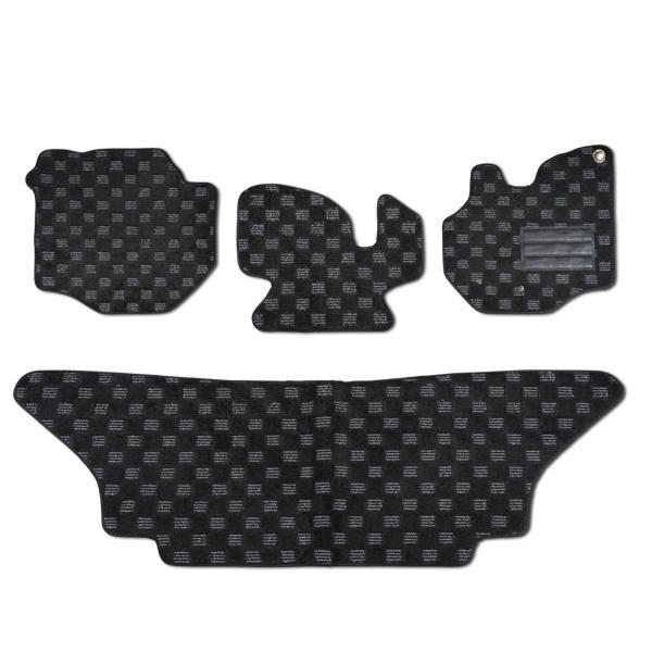 ハイエース 200系 標準ボディ フロアマット フロント セカンド 3D立体形成