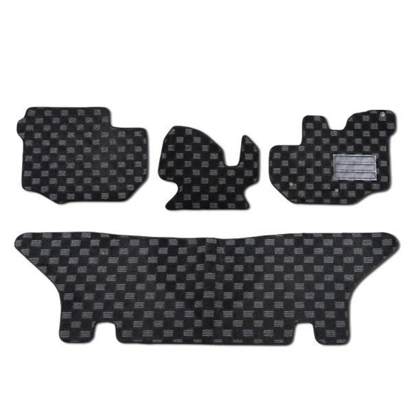 ハイエース 200系 ワイドボディ 3D立体形成フロアマット フロント セカンド用