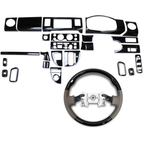 エブリイバン エブリイワゴン DA64V DA64W インテリアパネル24P スタンダードステアリン...