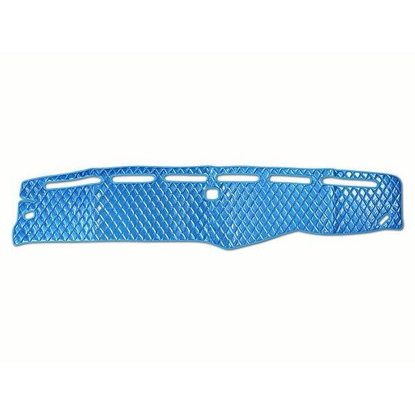 07y- スーパーグレート エナメルダッシュマット ダイヤカットブルー H19.7〜 ダッシュボード...