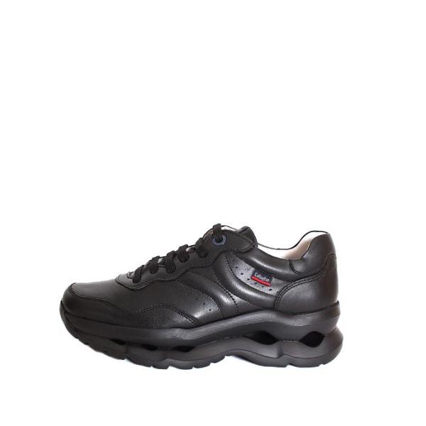 別注仕様　メンズ　CallagHanカラハン　17800　ブラック　レザースニーカー ダッドスニーカ...