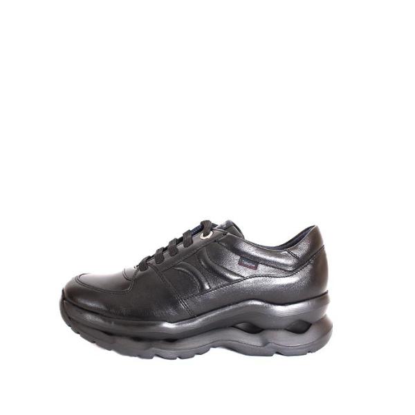 再入荷　別注モデル　レディース　CallagHanカラハン　18803　ブラック レザースニーカー ...