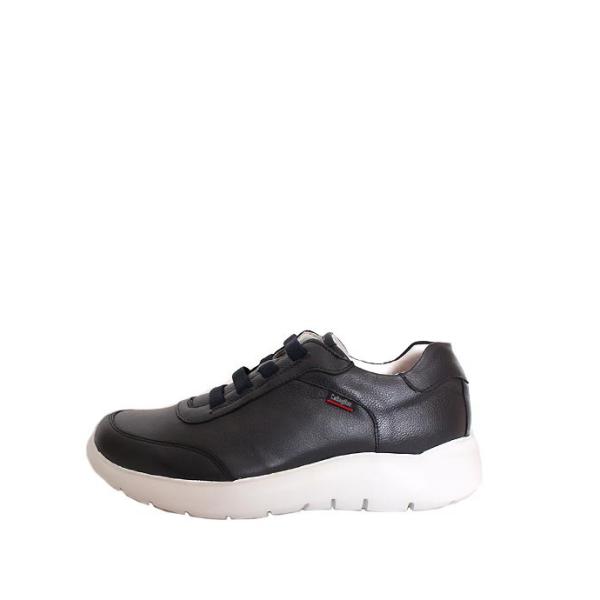 別注モデル　メンズ　CallagHanカラハン　51307　ネイビー　スリッポン　レザースニーカー　...