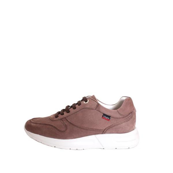 メンズ　別注モデル　CallagHanカラハン　91326　ダークブラウン　レザースニーカー　ダッド...