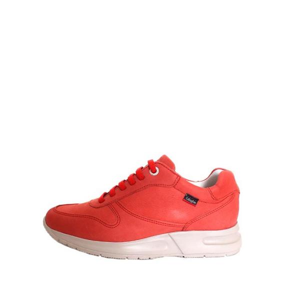 メンズ　別注モデル　CallagHanカラハン　91326　レッド　レザースニーカー　ダッドスニーカ...