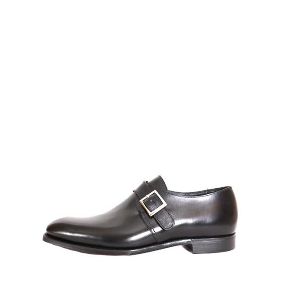 CROCKETT&amp;JONESクロケット＆ジョーンズ　SAVILE4/サビル4　 ブラック　シングルモ...