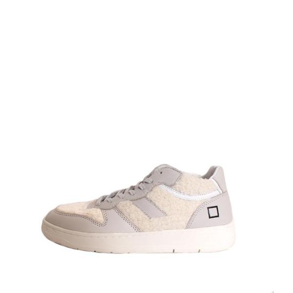 セール/SALE　限定モデル　レディース　DATE/デイト　COURT2.0MID　ホワイト×グレー...