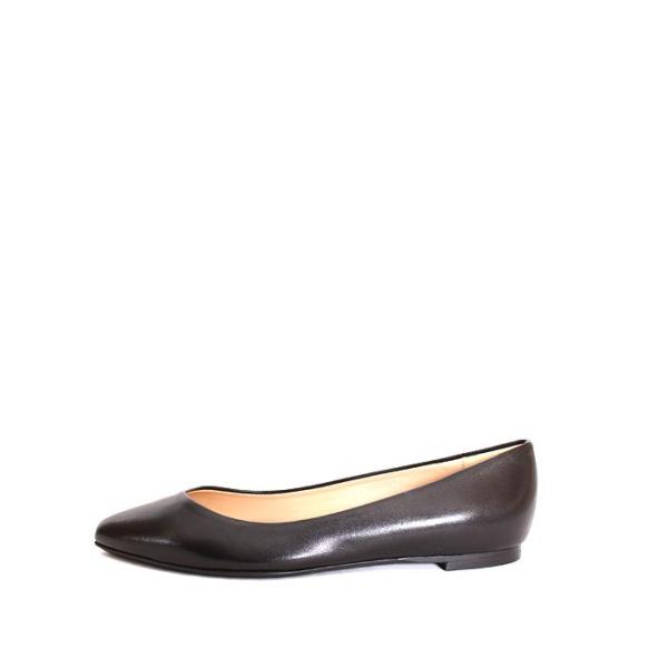 FABIO RUSCONI ファビオルスコーニ 2428 ブラック フラットシューズ フラットパンプ...