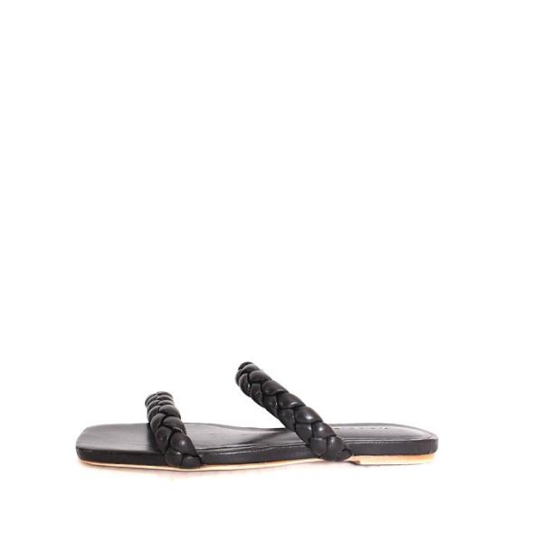 セール/SALE　FABIO RUSCONI ファビオルスコーニ PAROS ブラック フラットサン...