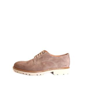 セール/SALE　LUIS GONZALOルイスゴンザロ　7438　グレージュ　レザーシューズ　プレーントゥシューズ　スエードレザー｜loop-shoes