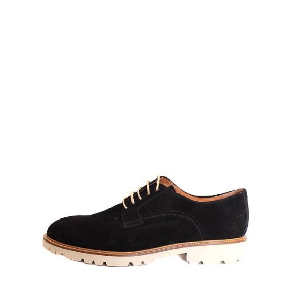 セール/SALE　LUIS GONZALOルイスゴンザロ　7438　ブラック　レザーシューズ　プレー...