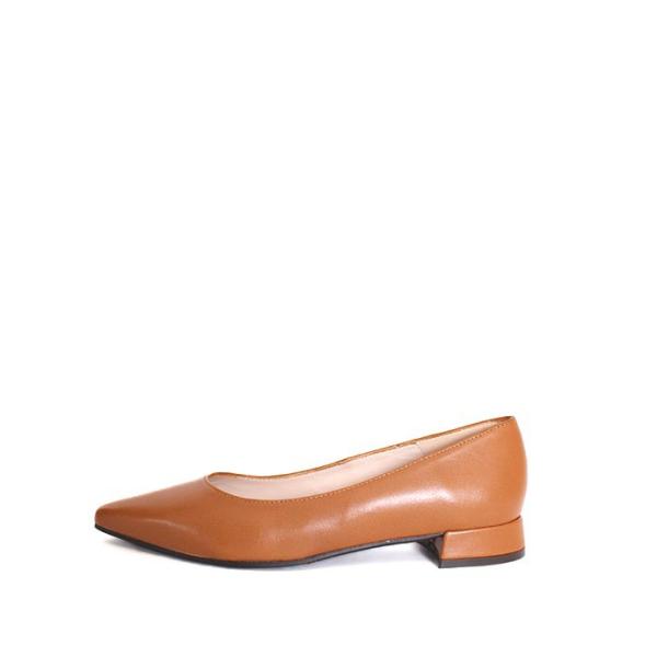 MARIANマリアン　8200　ローヒールパンプス　ポインテッドトゥパンプス　フラットシューズ　ブラ...