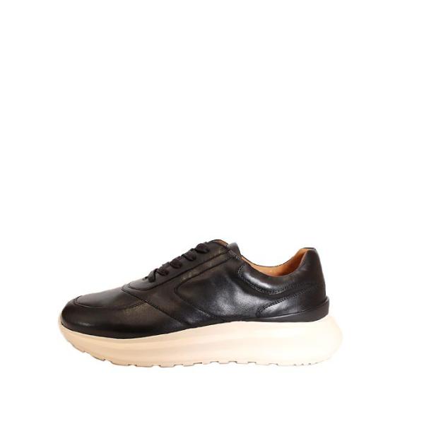 MARIO MINARDIマリオミナルディ　GR25　ブラック　レザースニーカー　ダッドスニーカー　...