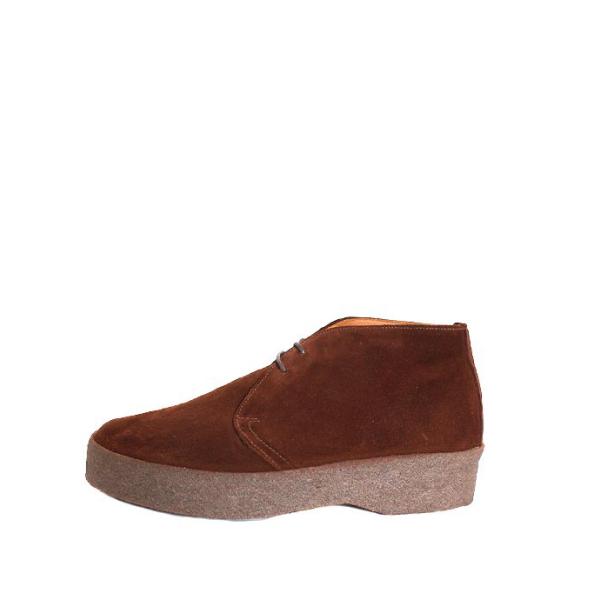 SANDERS/サンダース　9877　ポロスナッフ　マッドガード　チャッカブーツ　カーフスエード