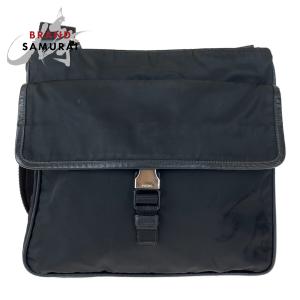 PRADA プラダ テスート 三角ロゴ ブラック 黒 ナイロン ショルダー  