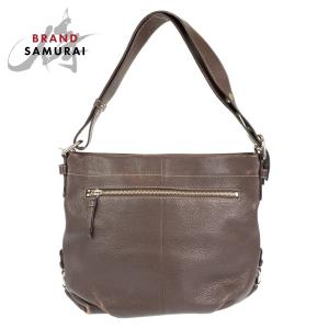 COACH コーチ ブラウン レザー F15064 ホーボー ショルダーバッグ 2way