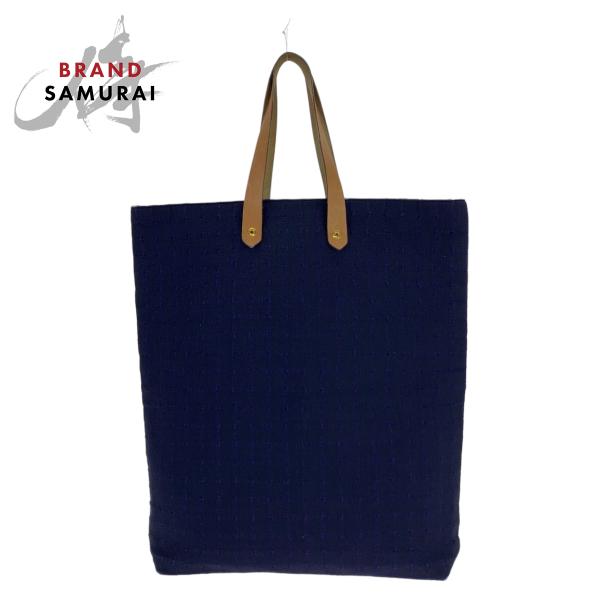 HERMES エルメス アメダバ GM パープル ゴールド金具 キャンバス/レザー トートバッグ ハ...