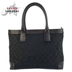 グッチ ミニボストンバッグ ハンドバッグ GGキャンバス レザー000 0851 GUCCI（グッチ） ブラック 黒 グレー ゴールド金具 GGキャンバス