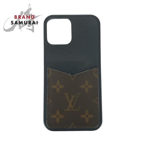 美品 LOUIS VUITTON ルイヴィトン モノグラム iPhone12ProMax ブラウン ...