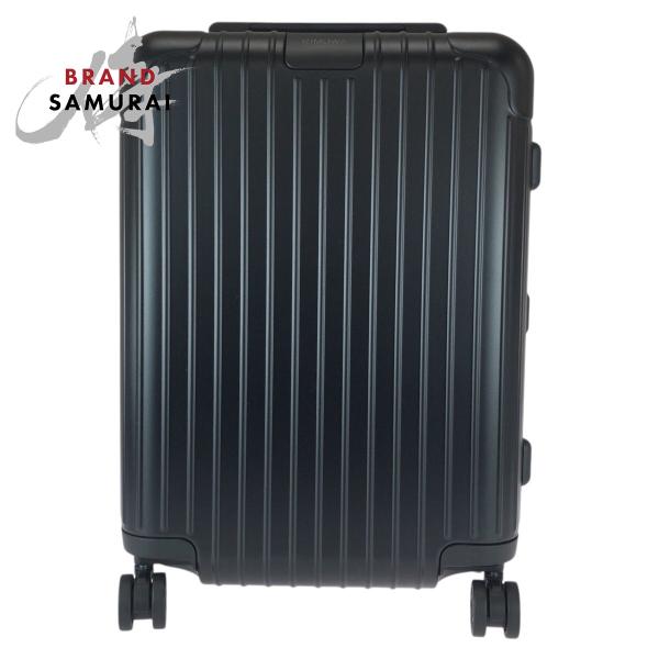 超美品 RIMOWA リモワ エッセンシャル キャビン S ブラック 黒 シルバー金具/ポリカーボネ...