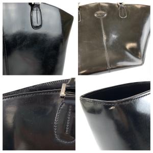 TOD’S トッズ ブラック 黒 レッド シル...の詳細画像4