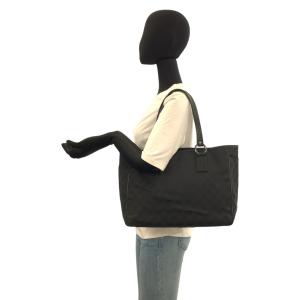 GUCCI グッチ ブラック 黒 GGキャンバ...の詳細画像5