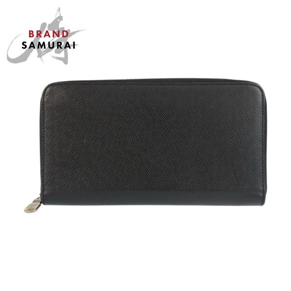 美品 LOUIS VUITTON ルイヴィトン タイガ ジッピー オーガナイザーNM ノワール 黒 ...