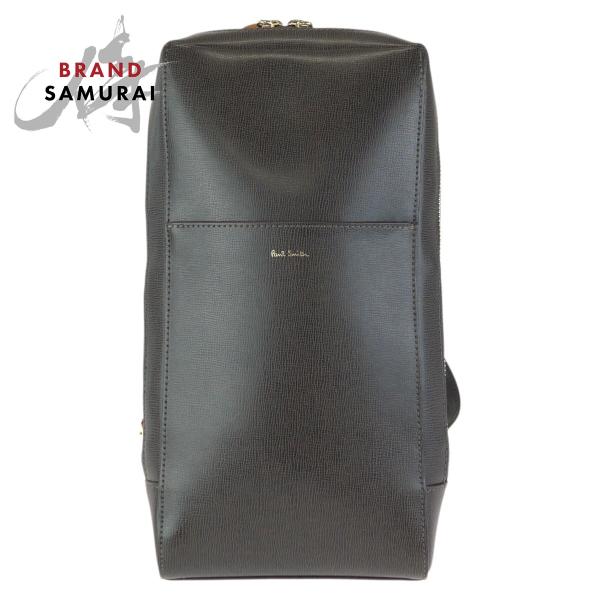 Paul Smith ポール スミス カラードチップレザー ブラウン オレンジ ゴールド金具 レザー...