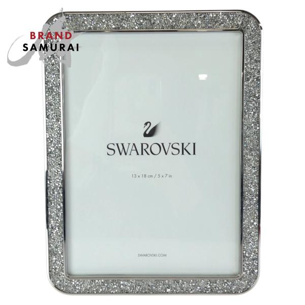 超美品 SWAROVSKI スワロフスキー Minera シルバー クリスタル/ガラス フォトフレー...